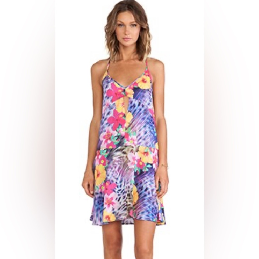 Nanette Lepore Slip multicolor dress XS